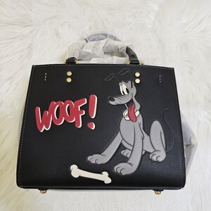 Disney X Coach Rogue Bag 25 With Pluto